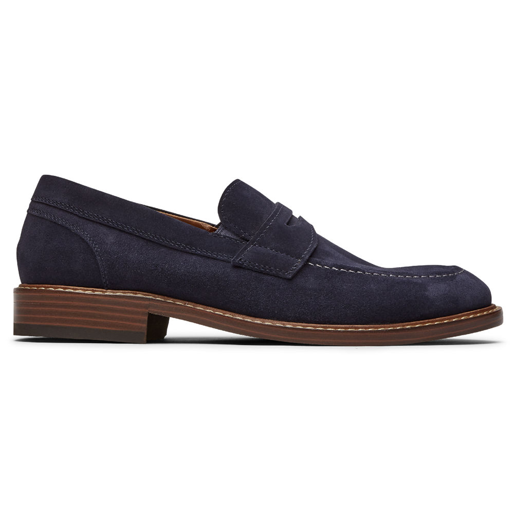 Mocassins Rockport Homem Azul Marinho - Kenton Penny - 64083OWRZ